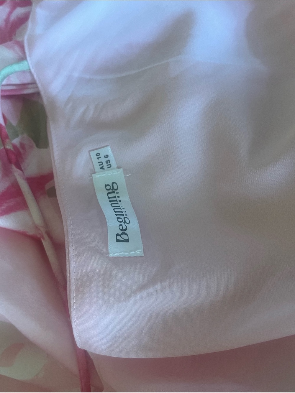 Beginning Boutique Pink Floral Satin Maxi Skirt - Picture 10 of 12